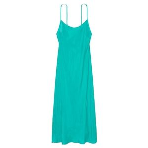 VICTORIA'S SECRET Cupro Slip Dress, Royal Peacock